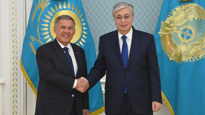 Токаев принял президента Татарстана
