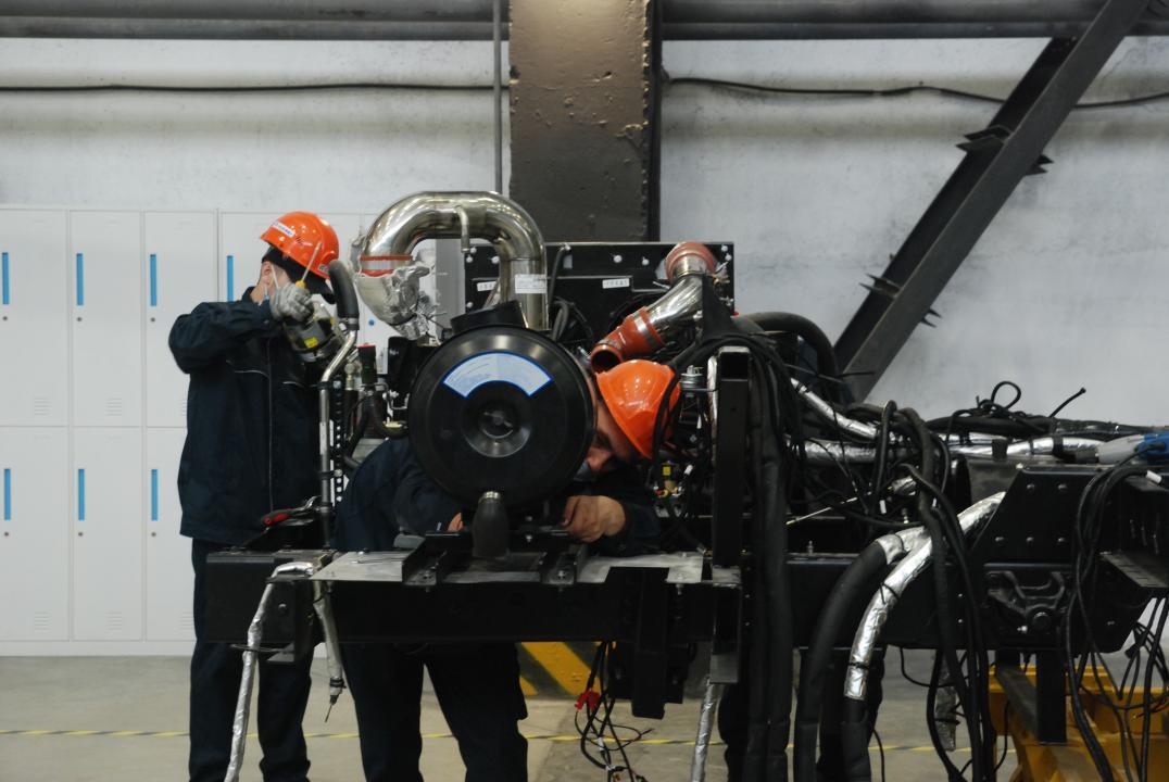 Сарандағы жаңа зауытында автобустар өндірісі қалай жүріп жатыр